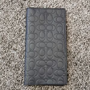 Coach slim card holder/chequebook